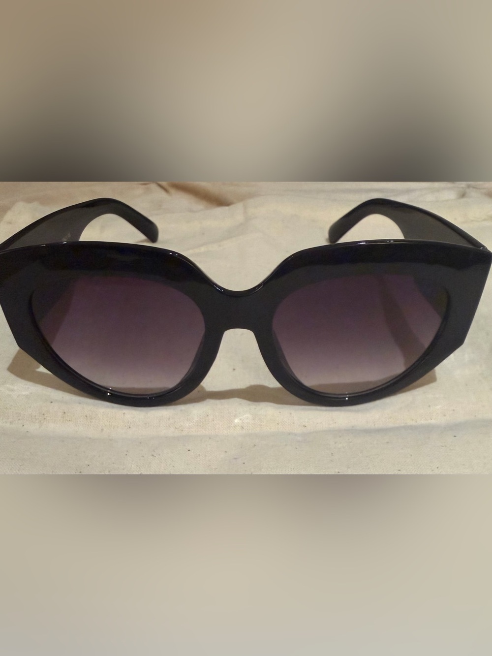 Black Oversized luxury Women's Sunglasses